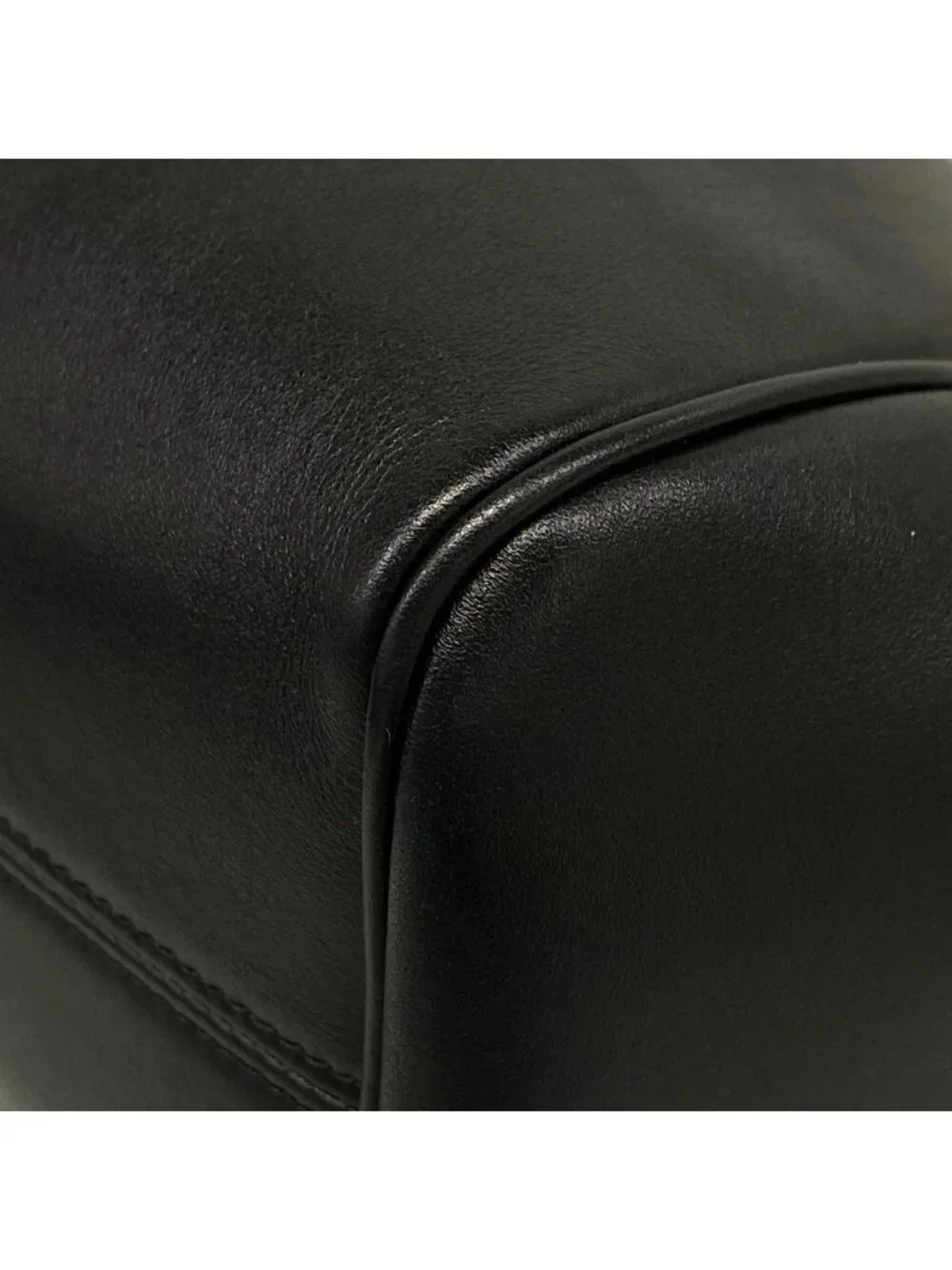 Celine Tote Small Cabas Drawstring Cuir Triomphe Black